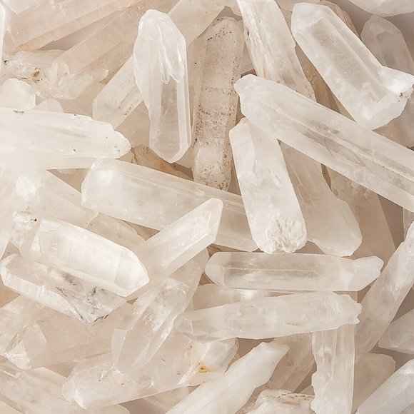1/2 lb Medium Raw Quartz Crystal Points Natural Gemstone Mineral Rough Specimens - Picture 5 of 6